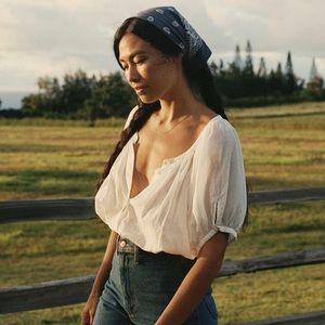 SOLD - DÔEN - June Top - Salt